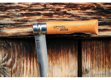 OPINEL COLTELLO CLASSICO CON MANICO IN FAGGIO LAMA AL CARBONIO