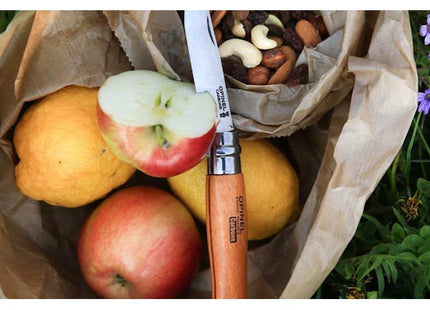 OPINEL COLTELLO CLASSICO CON MANICO IN FAGGIO LAMA AL CARBONIO