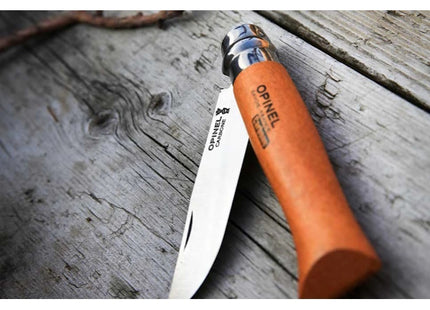 OPINEL COLTELLO CLASSICO CON MANICO IN FAGGIO LAMA AL CARBONIO