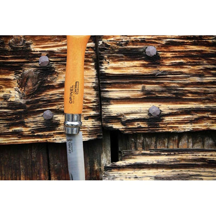OPINEL COLTELLO CLASSICO CON MANICO IN FAGGIO LAMA AL CARBONIO