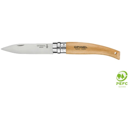 OPINEL COLTELLO DA GIARDINO CON MANICO IN FAGGIO LAMA INOX DA CM 8,5
