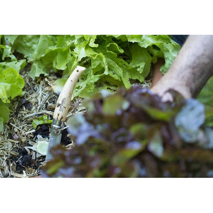 OPINEL COLTELLO DA GIARDINO CON MANICO IN FAGGIO LAMA INOX DA CM 8,5