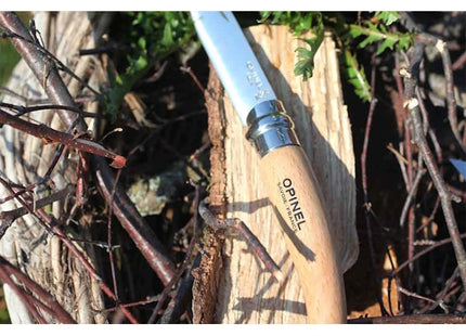 OPINEL COLTELLO DA GIARDINO CON MANICO IN FAGGIO LAMA INOX DA CM 8,5