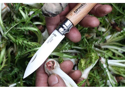 OPINEL COLTELLO DA GIARDINO CON MANICO IN FAGGIO LAMA INOX DA CM 8,5