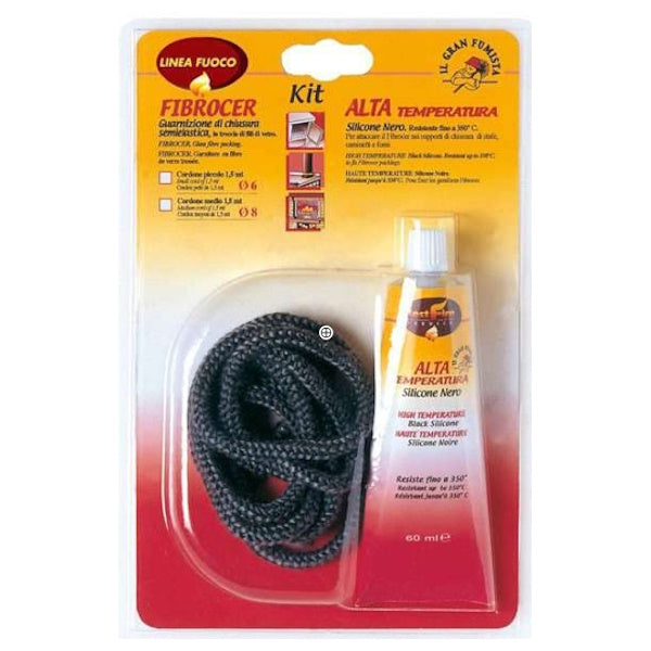PIGAL SIGILL FIBROCER KIT GUARNIZIONE CON SILICONE NERO ML75