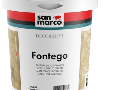 SAN MARCO FONTEGO ARGENTO FINITURA DECORATIVA PER INTERNI EFFETTO OPACO