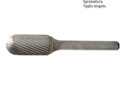 STELLA BIANCA FRESA ROTATIVA MD CILINDRICA TONDA TG3 CON GAMBO D.MM6