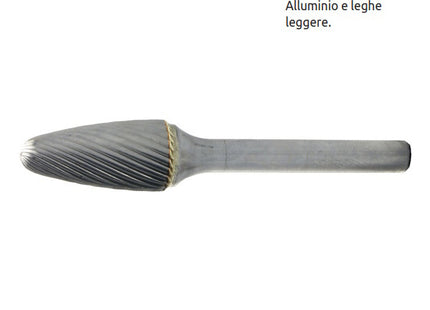 STELLA BIANCA FRESA ROTATIVA MD LANCIA RAGGIATA TG1 D.MM12X25 GAMBO MM6