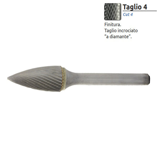 STELLA BIANCA FRESA ROTATIVA MD A LANCIA TG4 CON GAMBO D.MM6