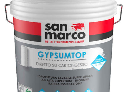 SAN MARCO GYPSUMTOP OPACO IDROPITTURA INTERNO PER CARTONGESSO