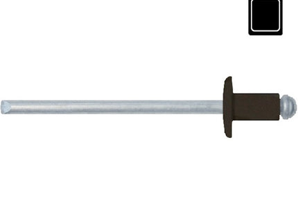 FRIULSIDER RIVETTI IN ALLUMINIO TESTA DI MORO IN CONF.BLISTER DA PZ100