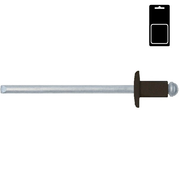 FRIULSIDER RIVETTI IN ALLUMINIO TESTA DI MORO IN CONF.BLISTER DA PZ100