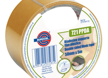 EUROCEL NASTRO BIADESIVO BIANCO MM50X25MT ART.721 PPDA