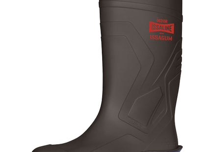 ISSA STIVALE DA LAVORO ISSAGUM IN PVC COLORE MARRONE SRA