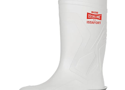 ISSA STIVALE DI SICUREZZA ISSAFORT IN PVC NITRILICO BIANCO S4 SRA