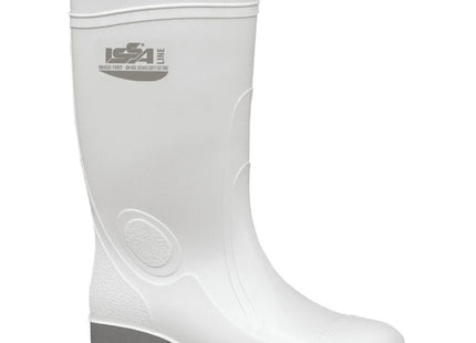 ISSA STIVALE DI SICUREZZA CON PUNTALE IN PVC COLORE BIANCO S4 SRA