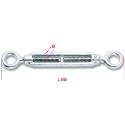 ROBUR TENDITORI A 2 OCCHI ZINCATI ART.8005Z