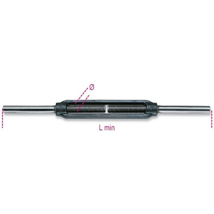 ROBUR TENDITORI A 2 TRONCHI NERI ART.8008N