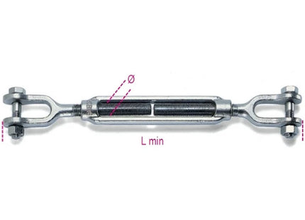 ROBUR BLISTER TENDITORI A 2 FORCELLE ZINCATI ART.8009Z-K