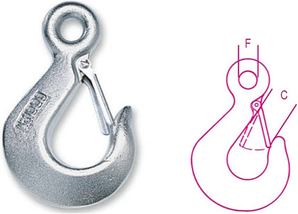 ROBUR GANCI SOLLEVAMENTO IN ACCIAIO ZINCATI ART.8051S
