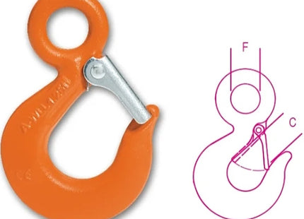 ROBUR GANCI SOLLEVAMENTO AD OCCHIO IN ACCIAIO ART.8055S