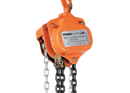 ROBUR PARANCO A CATENA ART.8143 CON CATENA DI CARICO/MANOVRA MT3