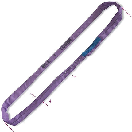 ROBUR FASCIA TONDA PER SOLLEVAMENTO ART.8170 WLL KG1000 COLORE VIOLA