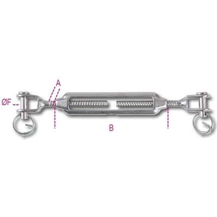 ROBUR INOX AISI 316 TENDITORI A 2 FORCELLE ART.8209
