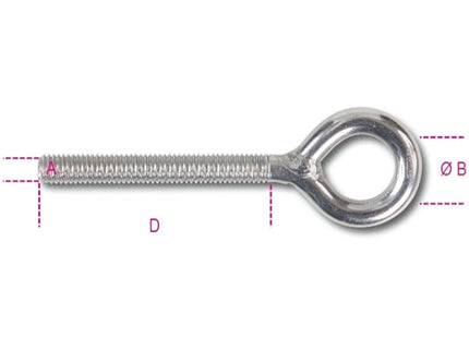 ROBUR INOX AISI 316 VITI AD OCCHIO PER TASSELLI ART.8249