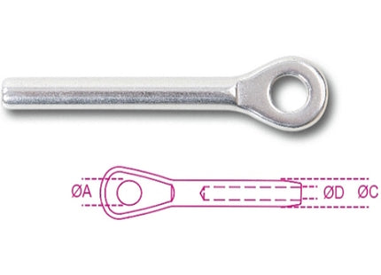 ROBUR INOX AISI 316 TERMINALI AD OCCHIO ART.8286