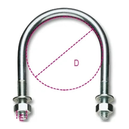 ROBUR COLLARE PER TUBI SERIE PESANTE ZINCATO ART.8381SP