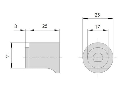 CISA POMOLO IN ALLUMINIO PER CILINDRI