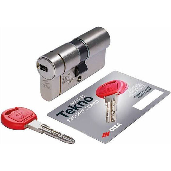CISA CILINDRO ASTRAL TEKNO PRO DOPPIO PREDISPOSIZIONE PER POMOLO