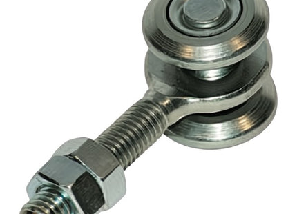 NOVA-FERR CARRELLO A 2 CUSCINETTI IN ACCIAIO ZINCATO BIANCO