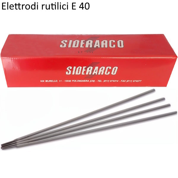 SIDERARCO ELETTRODI RUTILICI E40 IN SCATOLA