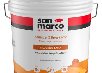SAN MARCO SILDOMUS SANA BIANCO IDROPITTURA AI SILICATI PER INTERNO