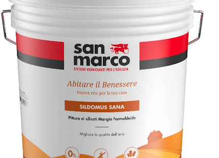SAN MARCO SILDOMUS SANA BIANCO IDROPITTURA AI SILICATI PER INTERNO