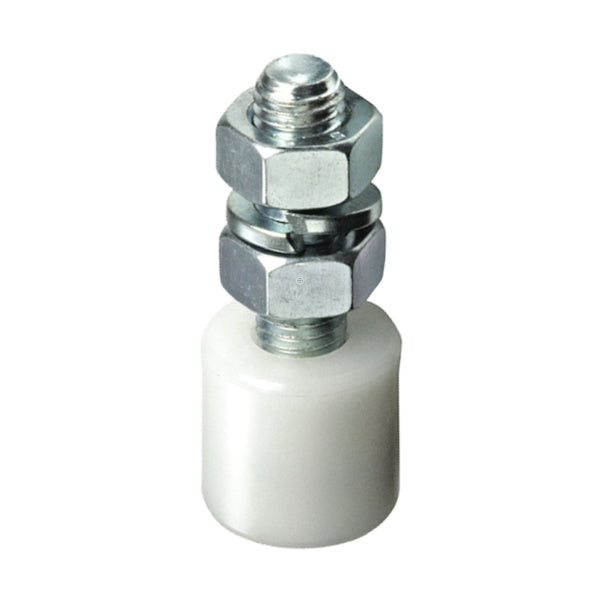 NOVA-FERR OLIVA IN NYLON CON PERNO IN ACCIAIO ZINCATO BIANCO
