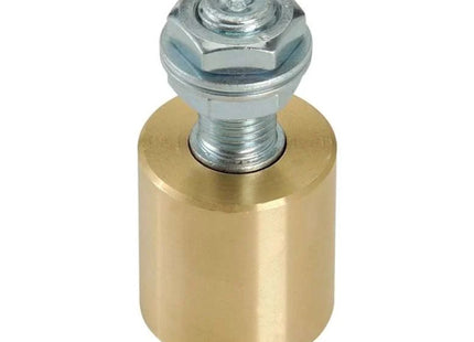 NOVA-FERR OLIVA IN OTTONE CON PERNO IN ACCIAIO ZINCATO BIANCO