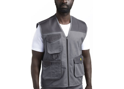 DIADORA GILET DA LAVORO VEST MOVER COLORE GRIGIO ACCIAIO