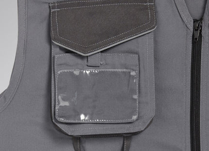 DIADORA GILET DA LAVORO VEST MOVER COLORE GRIGIO ACCIAIO