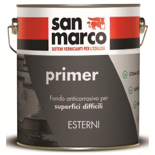 SAN MARCO PRIMER GRIGIO FONDO ANTICORROSIVO PER SUPERFICI DIFFICILI
