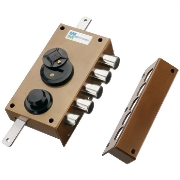 MOTTURA SERRATURA APPLICARE DOPPIA MAPPA TRIPLICE ENTRATA MM42 20.537