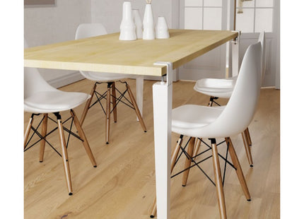 MINUTEX GAMBA PER TAVOLO MOD. LINE IN ACCIAIO VERNICIATO H.CM 76