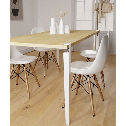 MINUTEX GAMBA PER TAVOLO MOD. LINE IN ACCIAIO VERNICIATO H.CM 76