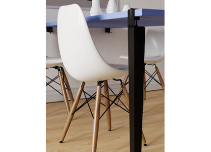 MINUTEX GAMBA PER TAVOLO MOD. LINE IN ACCIAIO VERNICIATO H.CM 76