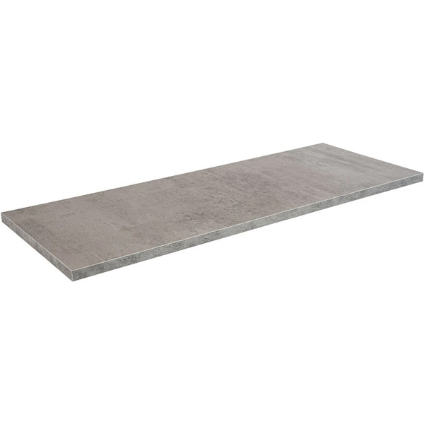 PIRCHER RIPIANO MELAMINICO 4 LATI BORDATI GRIGIO CEMENTO