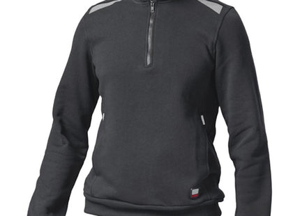 SIGGI FELPA CON ZIP CORTA TASK 2 COLORE GRIGIO