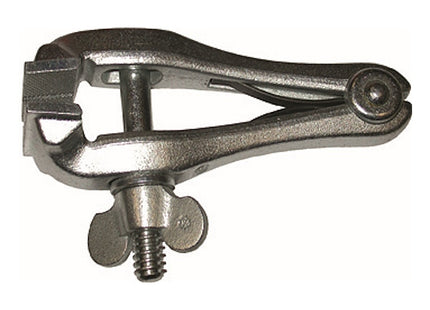 SCU MORSETTO A MANO IN ACCIAIO CON MOLLA DI CHIUSURA A GALLETTO