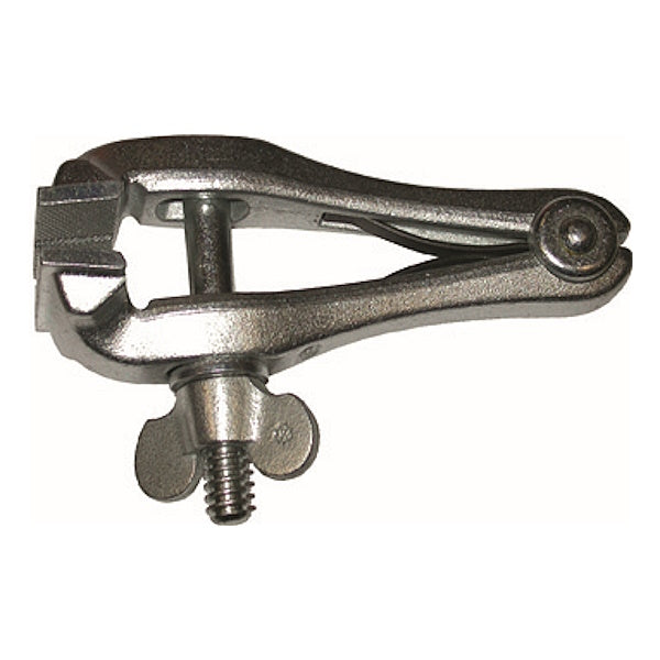 SCU MORSETTO A MANO IN ACCIAIO CON MOLLA DI CHIUSURA A GALLETTO